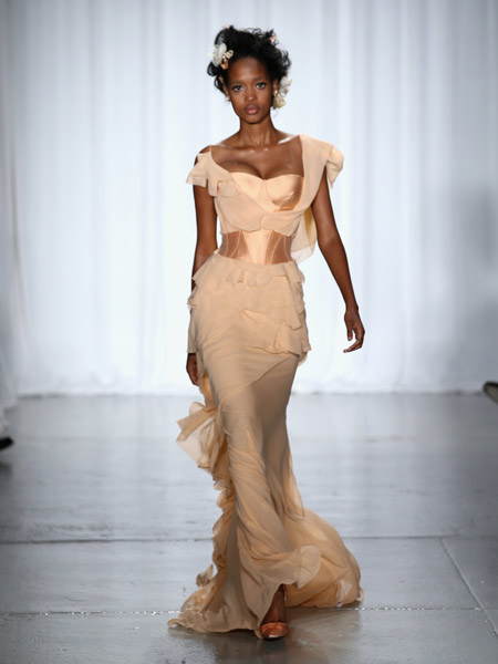 Zac Posen presented his new collection Spring/Summer 2014 at Mercedez Benz Fashion Week